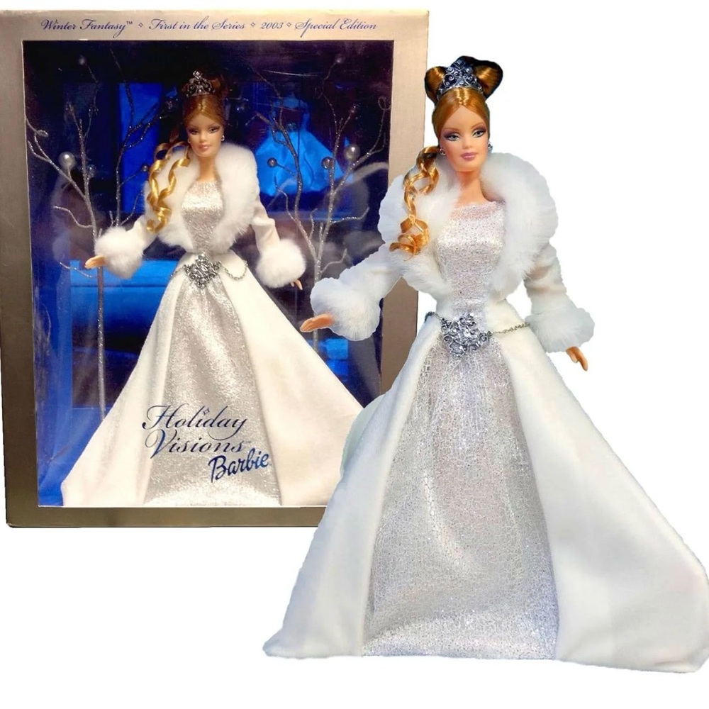 Barbie Special Edition in Silver and White Gown